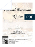 Special Occasion Guide