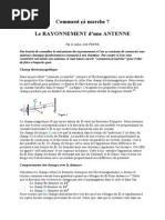 Rayonnement Antenne