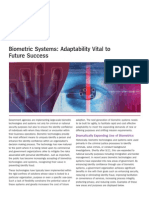 Biometric Systems Adaptability Vital To Future Success