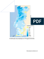 A distribuição da precipitação em Portugal Continental