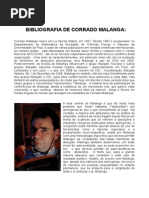 Bibliografia de Corrado Malanga (Português)