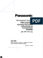 Rn-502 Microcassette Recorder Panasonic