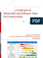 El Proceso Unificado Fase de Construcción