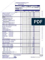 Cotizaciones Aqrbo Modificado Precio 29 Octubre 2012