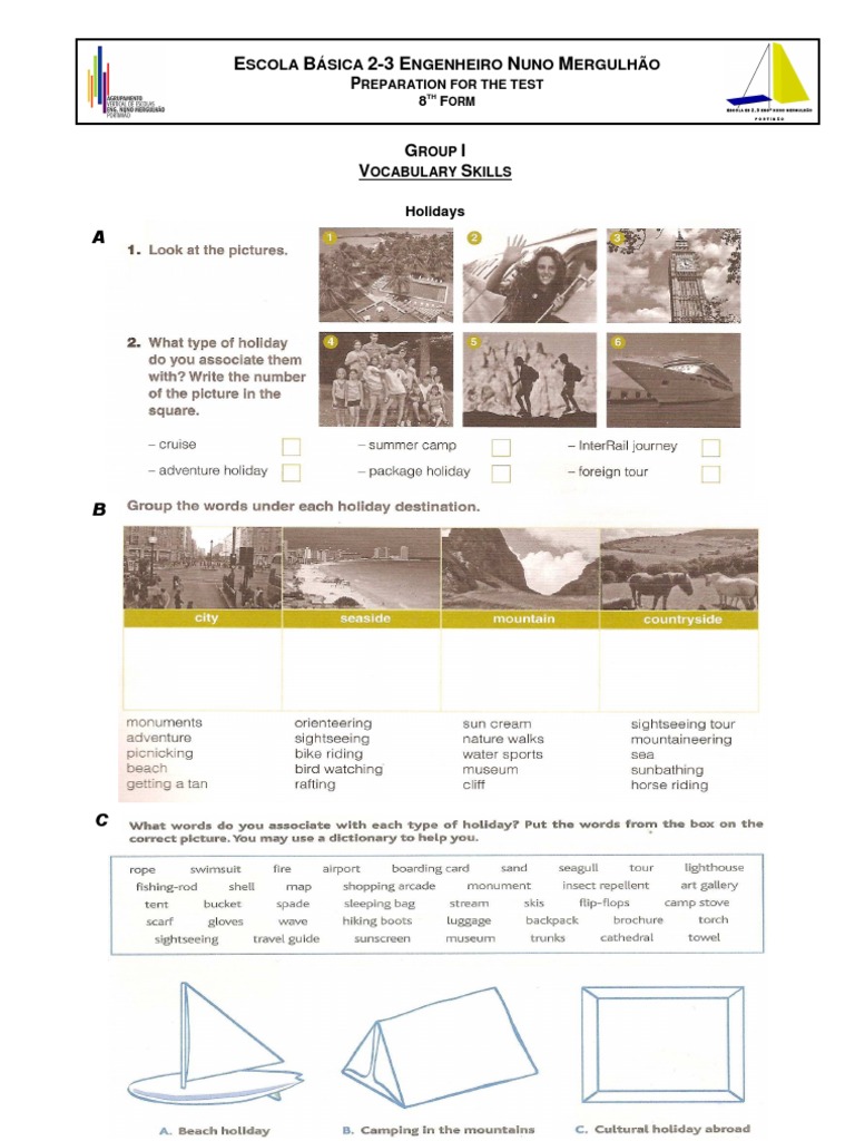 8th Grade English Test Preparation Guide | PDF | Portuguese Language ...