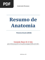 Resumo de Anatomia - Fernando Felix