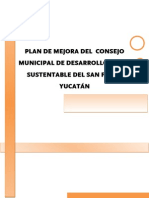 Plan de Mejora del COMUDRS de_San Felipe Yucatán