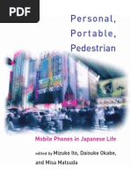 Download Mizuko Ito Daisuke Okabe Misa Matsuda - Personal Portable Pedestrian Mobile Phones in Japanese Life 2005 by Cecilia SN211397895 doc pdf