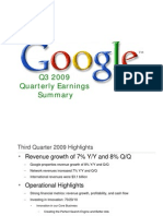 2009Q3 Google Earnings Slides