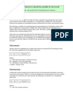 Calculation of Thrust of a Ducted Fan Assembly