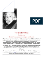 Einstein Hoax Proof That Einstein Was a IDIOT