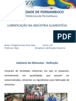 Lubrificação na indústria alimentícia