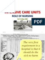 Intensive Care Units Role of Nursing