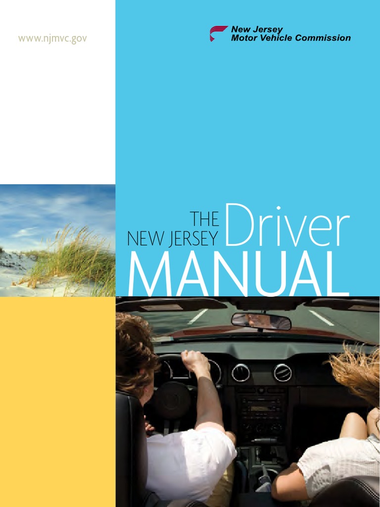 Nj Mvc Driver Manual Driver's License Driving