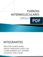Fuerzas Intermoleculares Dipolo-dipolo