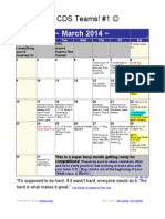 March 2014 Calendar