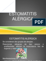 Estomatitis Alergica