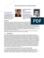 Evaluation of Damage Equivalent Factor For Roadway Bridges