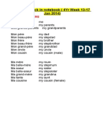 4yr HW (Week 13-17 Jan 2014)