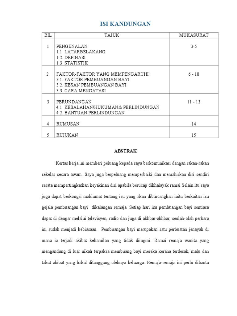 Pembuangan Bayi Pdf