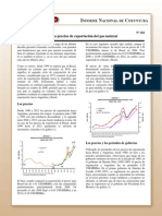 Coy 184 - Los precios de exportación del gas natural