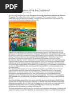 Who is Responsible for Job Creation