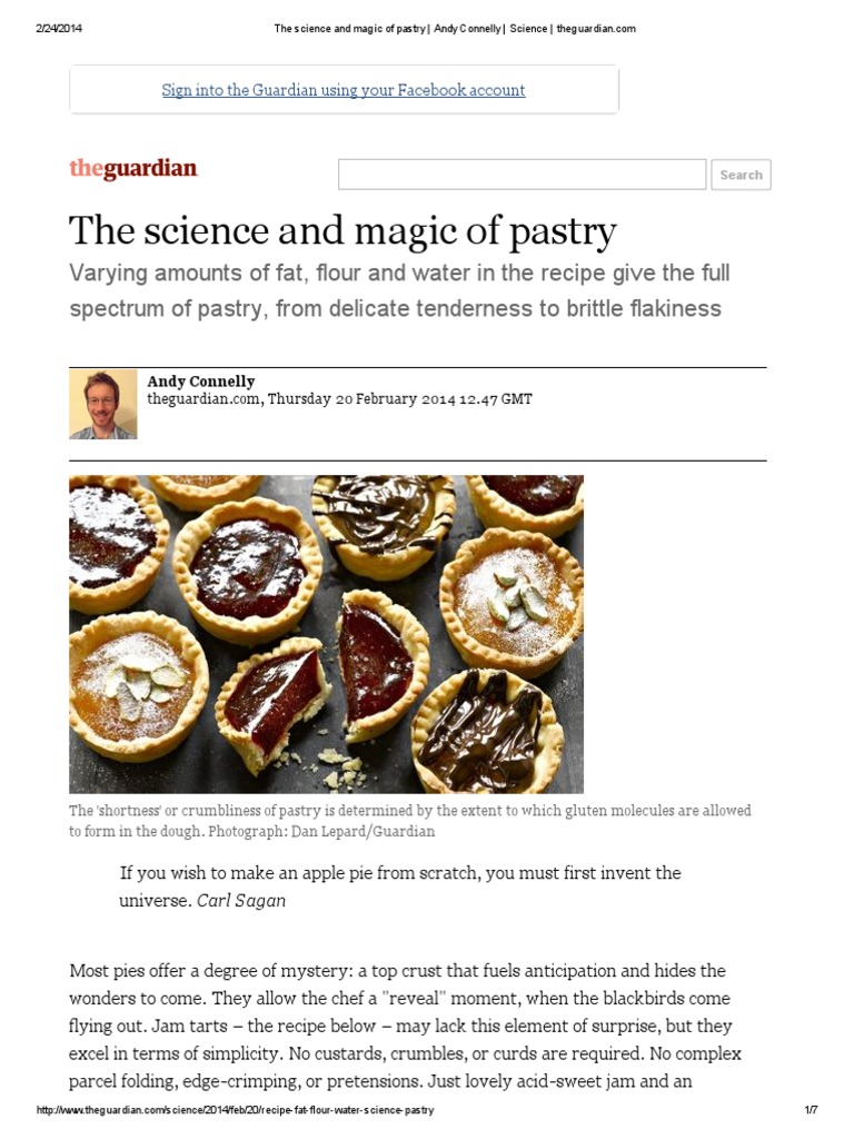 The Science and Magic of Pastry Dough Gluten