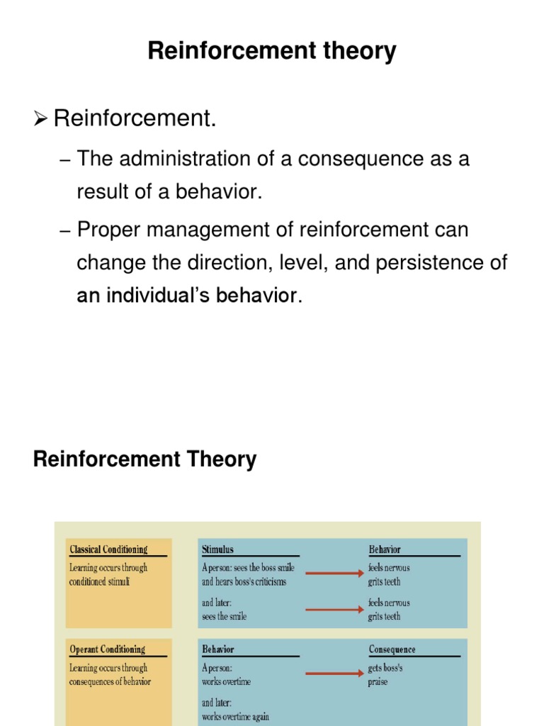 Process Theory of Motivation | Reinforcement | Goal