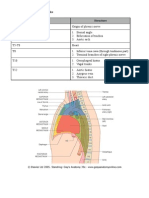 Important Vertebral Landmarks Level Structure