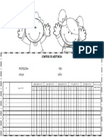Formato Control de Asistencia Escolar