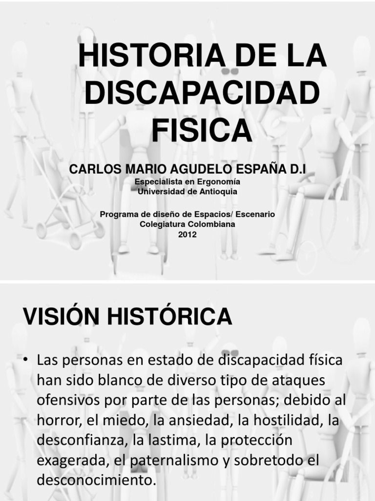 Historia de la Discapacidad Física | PDF | Invalidez | Racismo