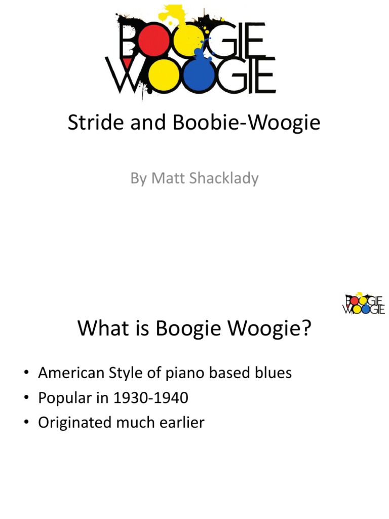 Understanding Boogie Woogie Music | PDF | Foreign Language Studies