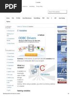 C Variables