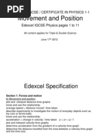 Igcse 11 Movement&Position