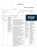 Homework No 1: Evaluation Parameters