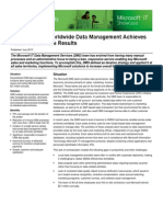 Standardizing Worldwide Data Management Achieves Positive Business Results