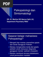 Psikopatologi Dan Simtomatologi