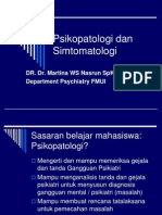 Psikopatologi Dan Simtomatologi