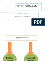 LINGUISTIK GUNAAN