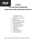 Download Laporan Akhir Tim Investigasi Independen Tambang Sape-Lambu by arifuddinhamid SN211479499 doc pdf