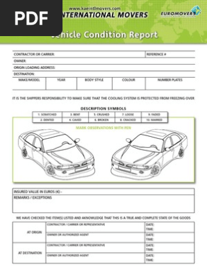 Vehicle Condition Report