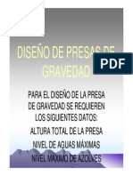 DISEÑO DE PRESAS DE GRAVEDAD(1)