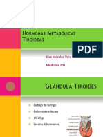 Hormonas Metabolicas Tiroideas Elsa Morales Vera