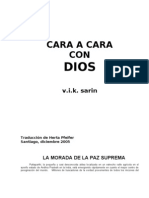 Cara A Cara Con Dios (Autor Sarin) (Castellano)