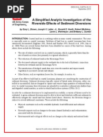 Download USACE Technical Note - A Simplified Analytic Investigation of the Riverside Effects of Sediment Diversions Sept 2013 by riparian inc SN211490322 doc pdf