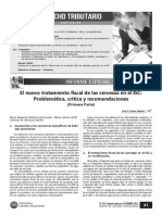 RAMOS ANGELES, Jesús - ISC A Las Cervezas PARTE 1 - Caballero Bustamante, Thomson Reuters - Num 767 2da Quincena Setiembre 2013 PDF