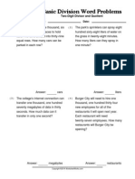 WorksheetWorks Basic Division Word Problems 1