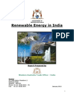 India Renewable Energy Report January 2012