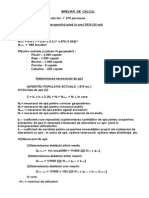 BREVIAR de CALCUL Cerinta de Apa Si Necesar Apa Pentru o Localitate