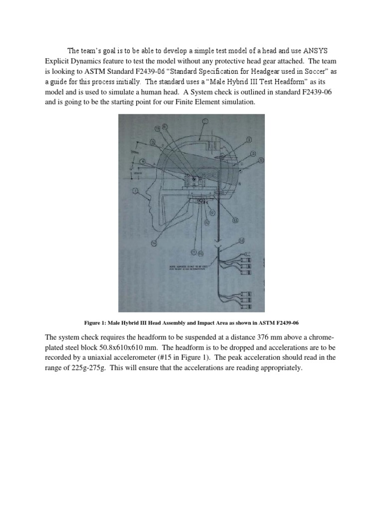 Test Procedure Accelerometer Acceleration